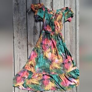 Terra & Sky Multicolor Boho Dress
